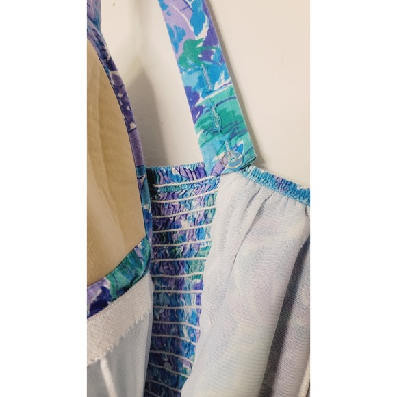 Vintage Ceeb Swim Romper Modest Swimsuit Size 12 Onepiece Swimsuit 80s 90s - Picture 5 of 7